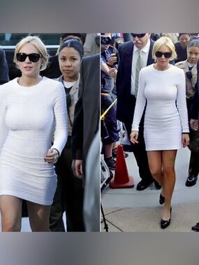 Kimberly Ovitz Long-Sleeve White Mini Bodycon Dress